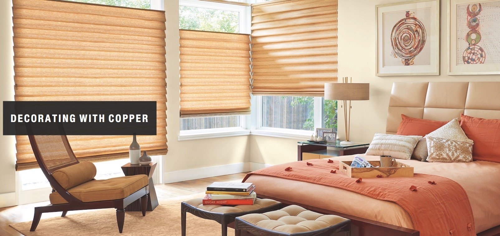 Copper Color Window Treatments Reef Window Treatments