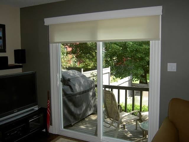 Sliding Glass Doors And Patio, Solar Shades For Patio Doors