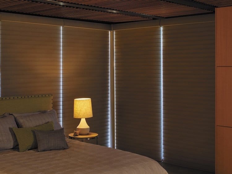 Closed Bedroom Blinds