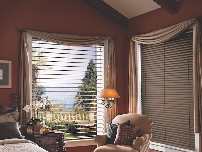 Draper and Valances for Bedroom Window